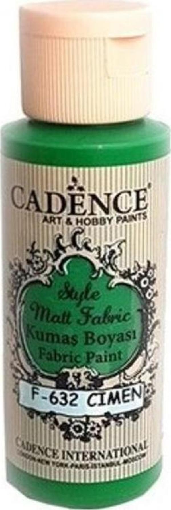 Cadence Style Matt Fabric Kumaş Boyası F-632 Çimen - Image 1
