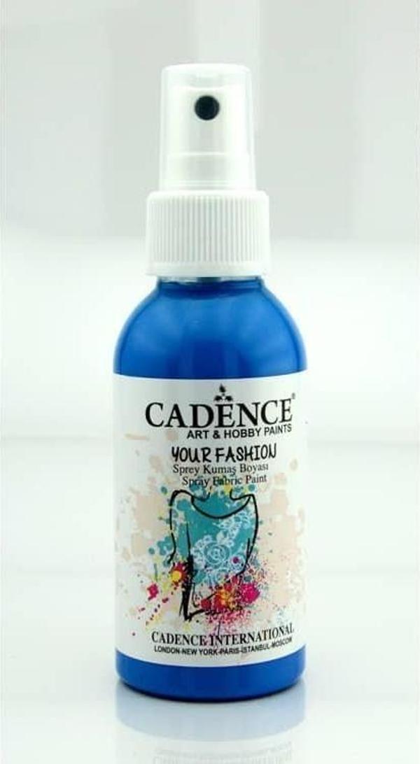 Cadence Your Fashion Sprey Kumaş Boyası 100 ml. 1109 DENİZ MAVİ - Image 1