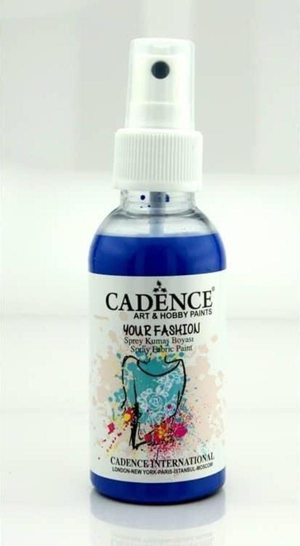 Cadence Your Fashion Sprey Kumaş Boyası 100 ml. 1110 MARİN MAVİ - Image 1