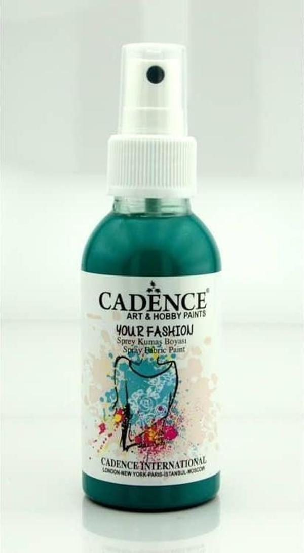 Cadence Your Fashion Sprey Kumaş Boyası 100 ml. 1111 YEŞİL - Image 1