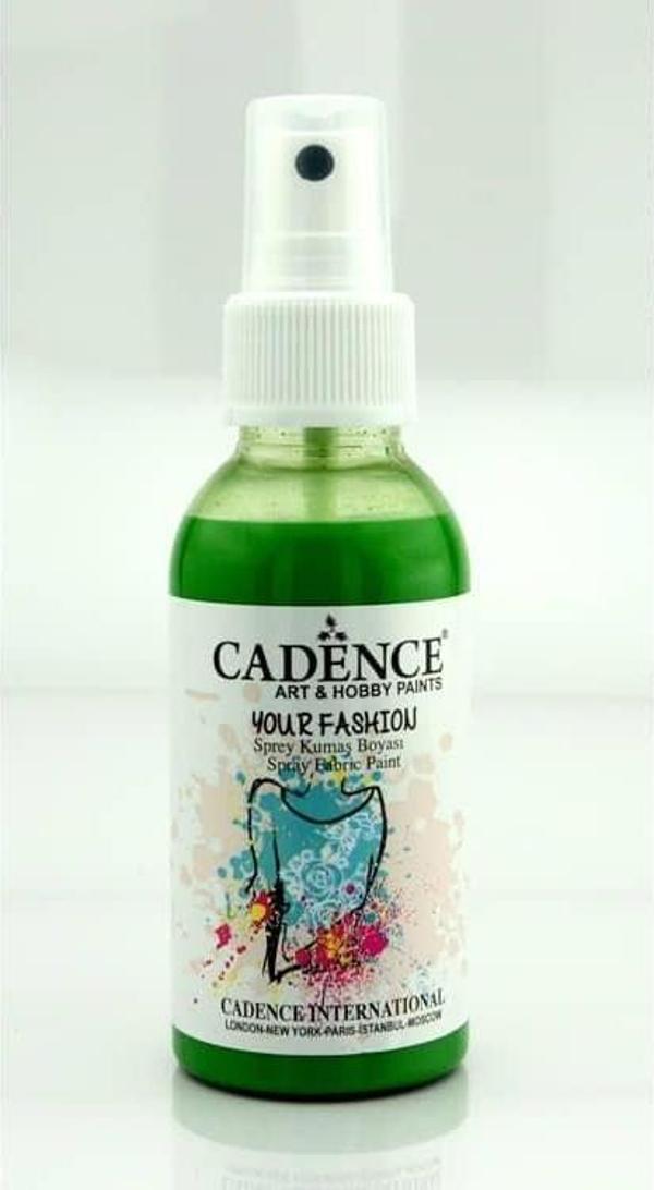 Cadence Your Fashion Sprey Kumaş Boyası 100 ml. 1112 ÇİMEN - Image 1