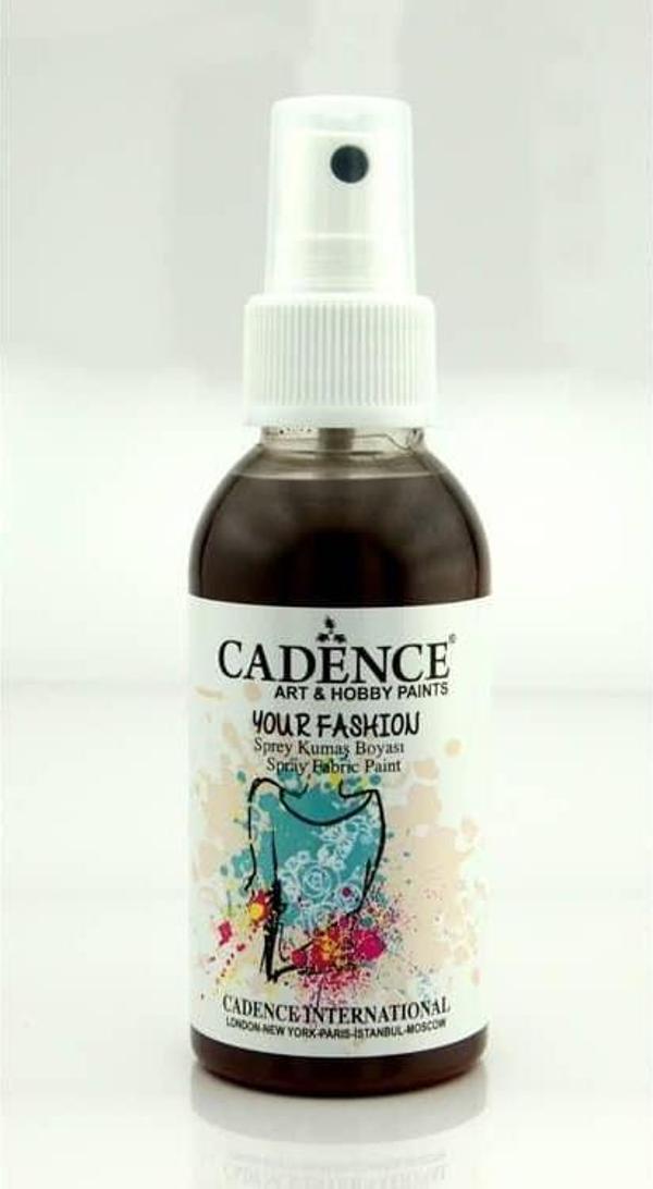 Cadence Your Fashion Sprey Kumaş Boyası 100 ml. 1118 KAHVERENGİ - Image 1