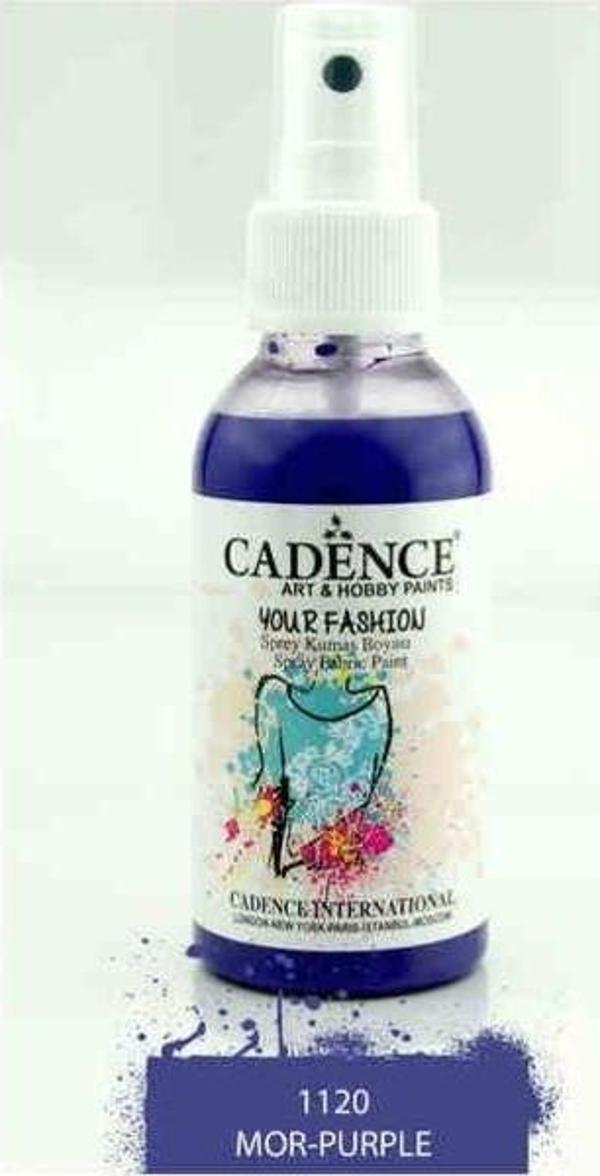 Cadence Your Fashion Sprey Kumaş Boyası 100 ml. 1120 MOR - Image 1
