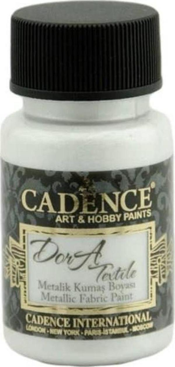 Cadence Dora Textile Metalik Kumaş Boyası 50 ml. 1152 İNCİ - Image 1