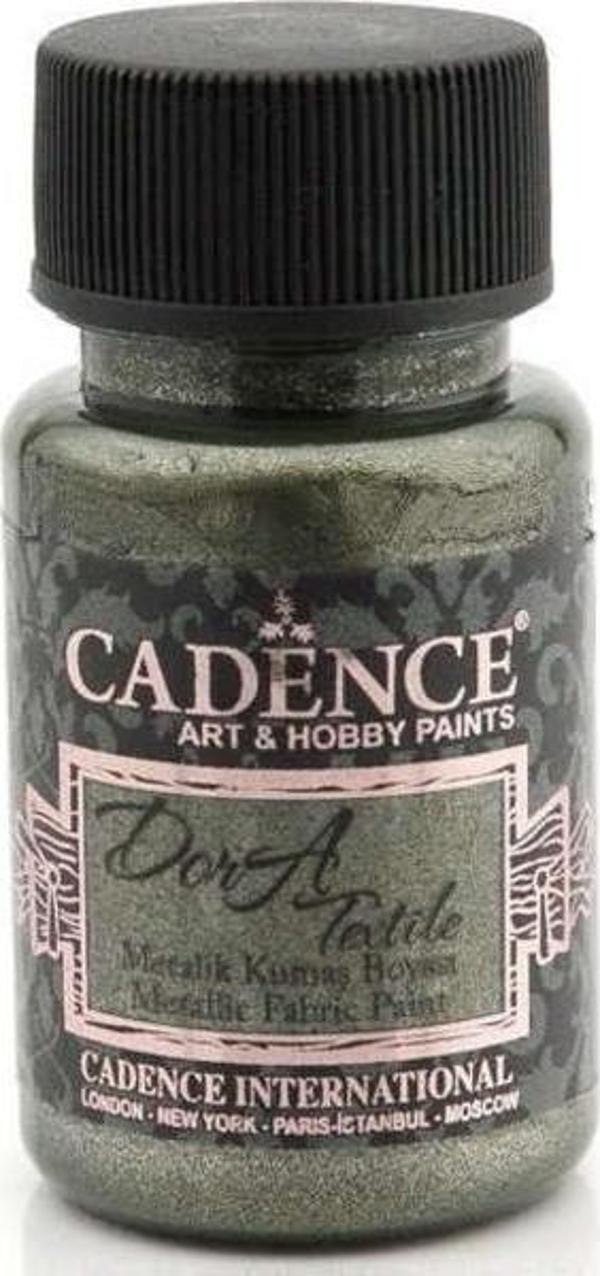 Cadence Dora Textile Metalik Kumaş Boyası 50 ml. 1138 ANTRASİT - Image 1