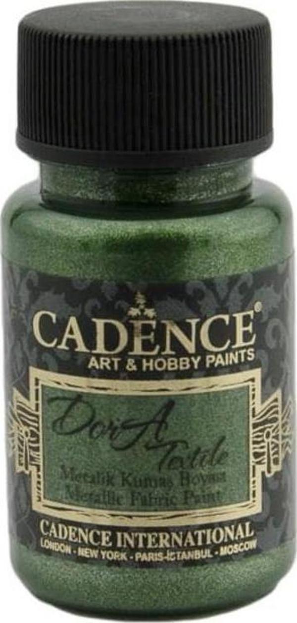 Cadence Dora Textile Metalik Kumaş Boyası 50 ml. 1135 YEŞİL - Image 1