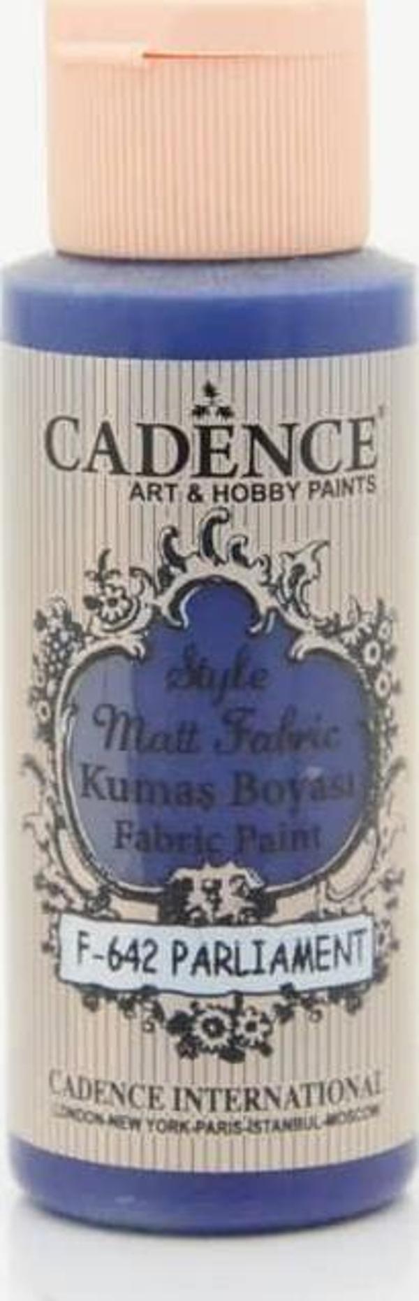 Cadence Style Matt Fabric Kumaş Boyası F-642 Parliament - Image 1