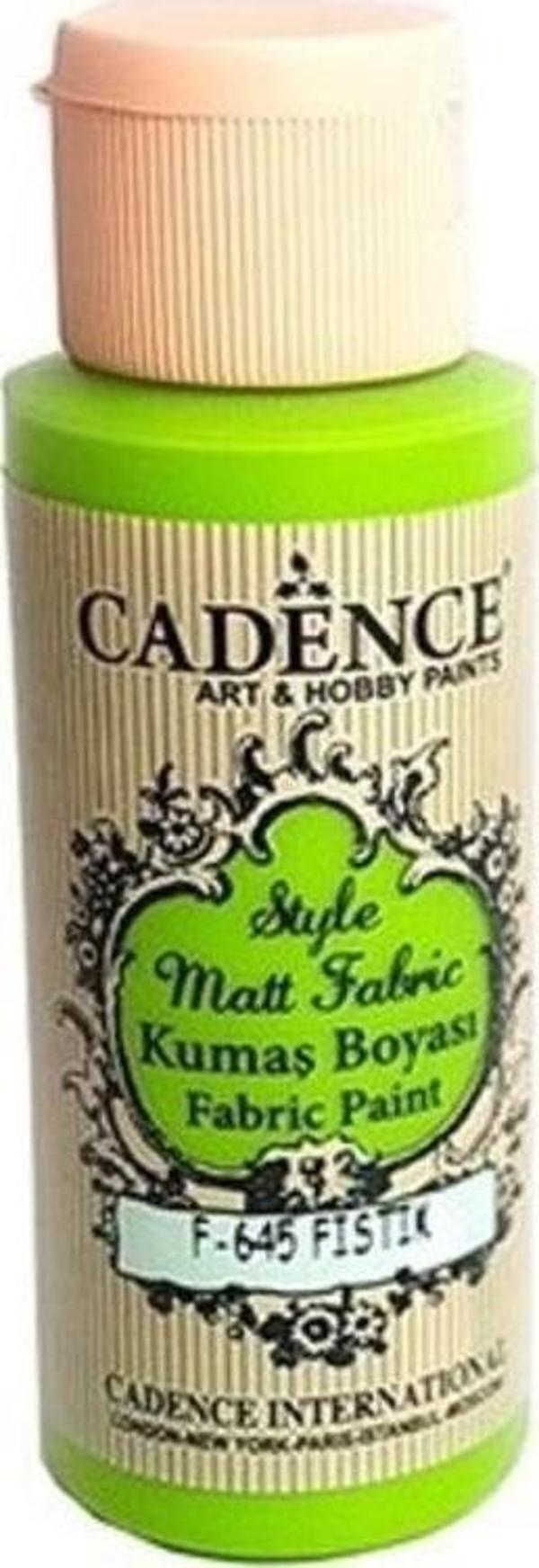 Cadence Style Matt Fabric Kumaş Boyası F-645 Fıstık - Image 1