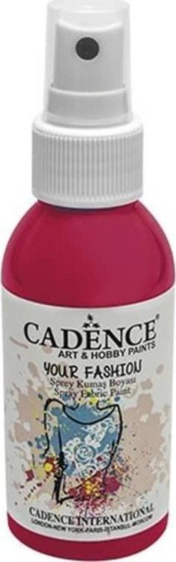 Cadence Your Fashion Sprey Kumaş Boyası 100 ml. 1123 KOYU FUŞYA - Image 1