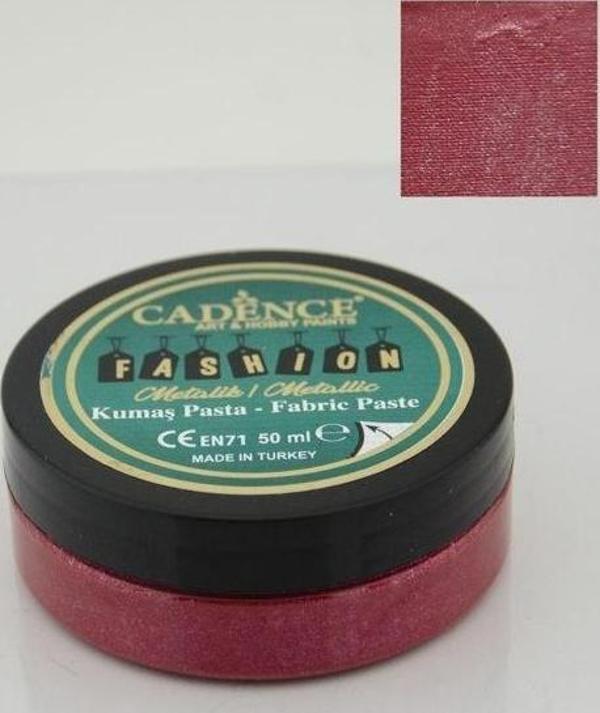 Cadence Fashion Kumaş Pasta FMP-05 METALİK KIRMIZI - Image 1