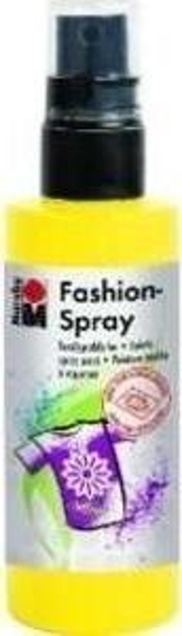 Marabu Fashion Sprey Kumaş Boyası Güneş Sarısı 100 Ml. - Image 1