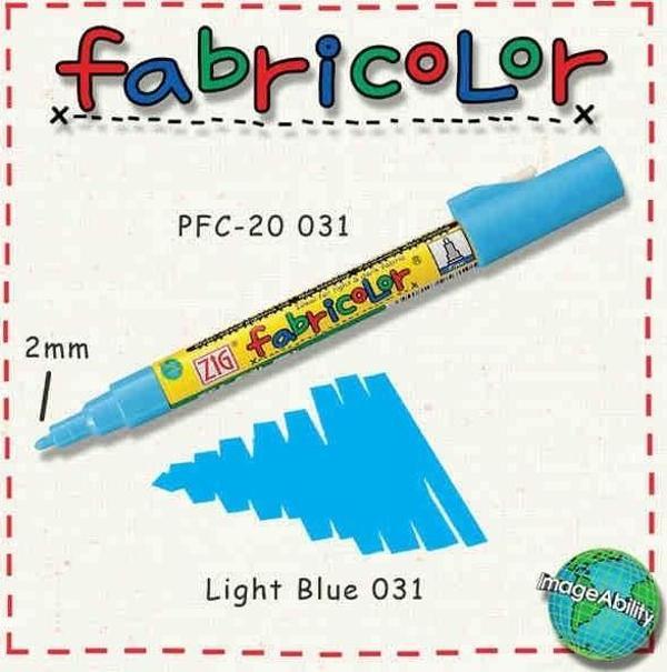 Zig Fabricolor Örtücü Kumaş Boyama Kalemi AÇIK MAVİ - Image 1