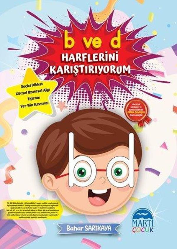 B ve D Harflerini Karıştırıyorum - Etkinlik Kitabı - Martı Yayınları Yayınevi - Image 1