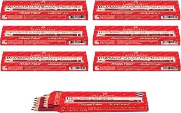 Faber-Castell Kırmızı Kopya Kalemi 72 Adet - Image 1