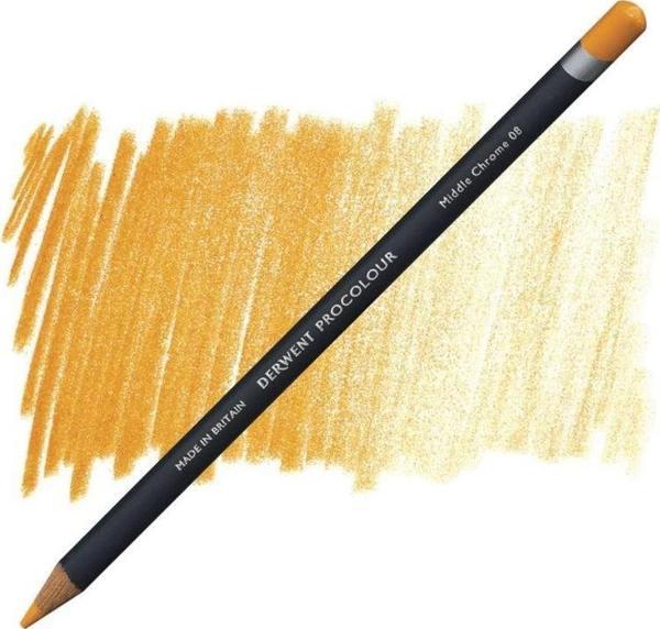 Derwent Procolour Kuru Boya Kalemi 08 MIDDLE CHROME - Image 1