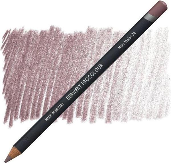Derwent Procolour Kuru Boya Kalemi 22 MARS VIOLET - Image 1