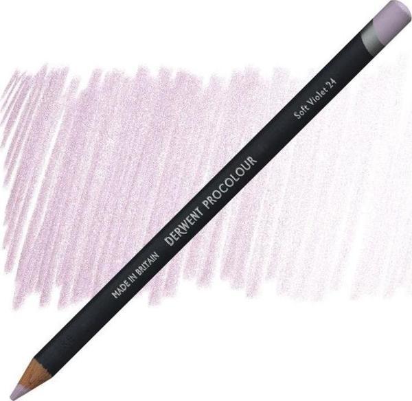 Derwent Procolour Kuru Boya Kalemi 24 SOFT VIOLET - Image 1
