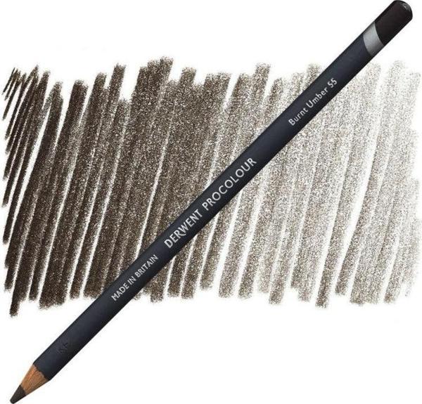 Derwent Procolour Kuru Boya Kalemi 55 BURNT UMBER - Image 1