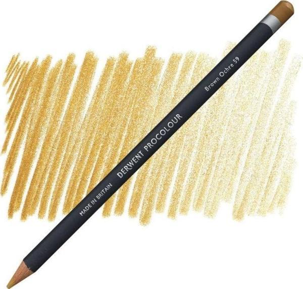 Derwent Procolour Kuru Boya Kalemi 59 BROWN OCHRE - Image 1