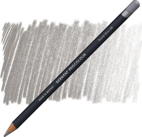 Derwent Procolour Kuru Boya Kalemi 68 STORM GREY - Image 1