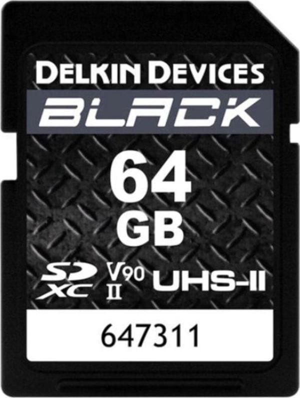 Delkin Devices 64Gb Black Uhs-Iı (V90) Sdxc Hafıza Kartı - Image 1