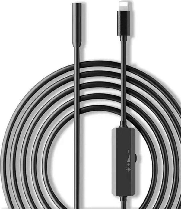 Apprise Hk-318 İos İphone İpad Uyumlu Endoskop Yılan Kamera 10 Metre (Sert Kablo) - Image 1
