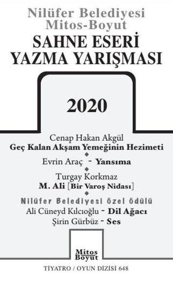 Sahne Eseri Yazma Yarışması 2020 - Mitos Boyut Yayınları - Image 1