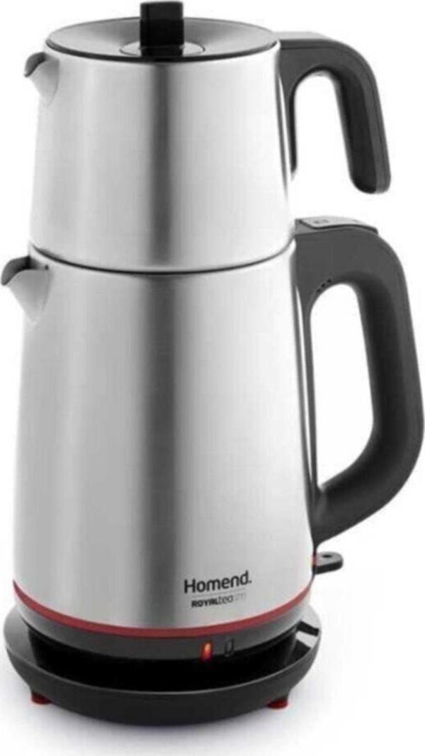 Homend Royaltea 1711H Inox Çay Makinesi Siyah - Image 1