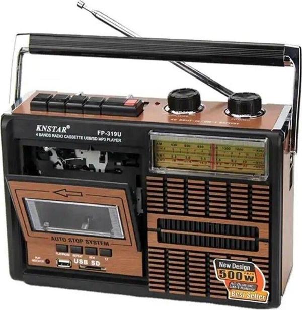 Knstar Fp-319U Retro Nostalji Radyo Kaset Çalar - Image 1