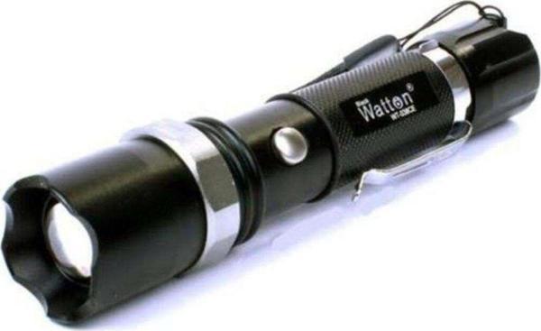Watton Dgr Shopping Orjinal Black Wt - 038 Zoomlu Şarjlı El Feneri - Image 1