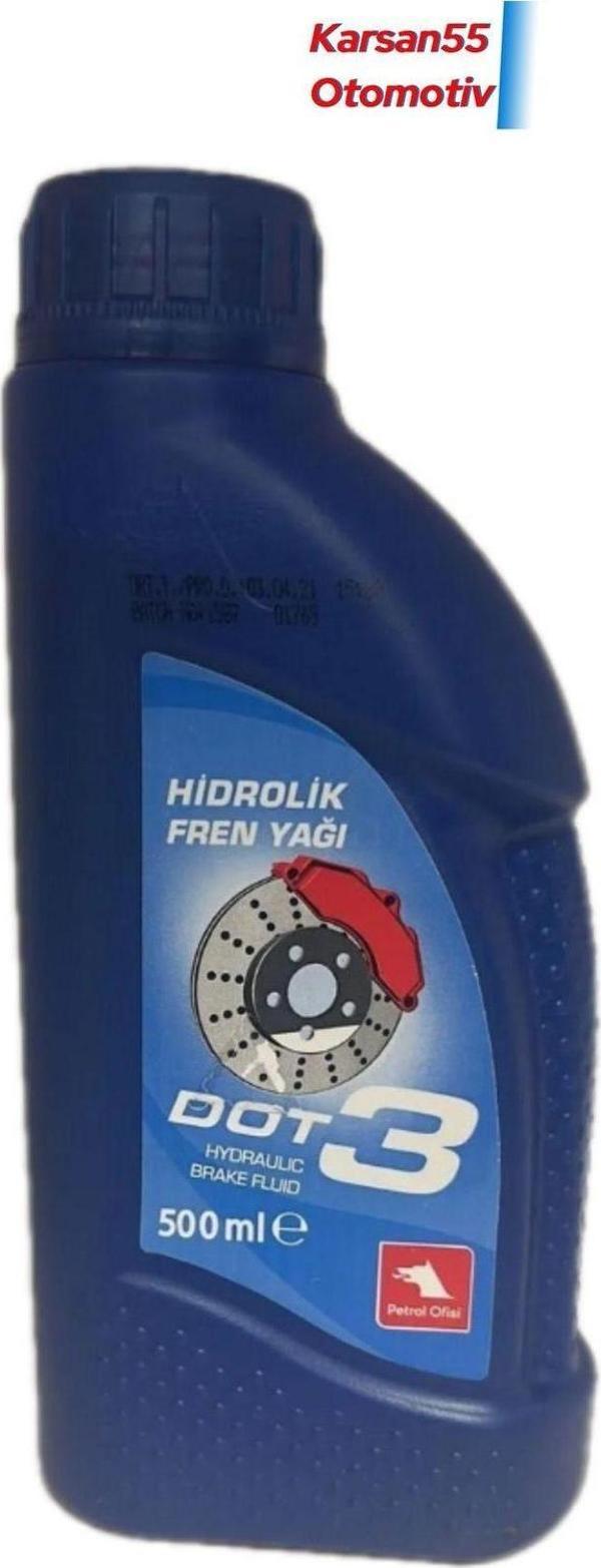 Petrol Ofisi Fren Hidroliği Dot 3 500 ml - Image 1