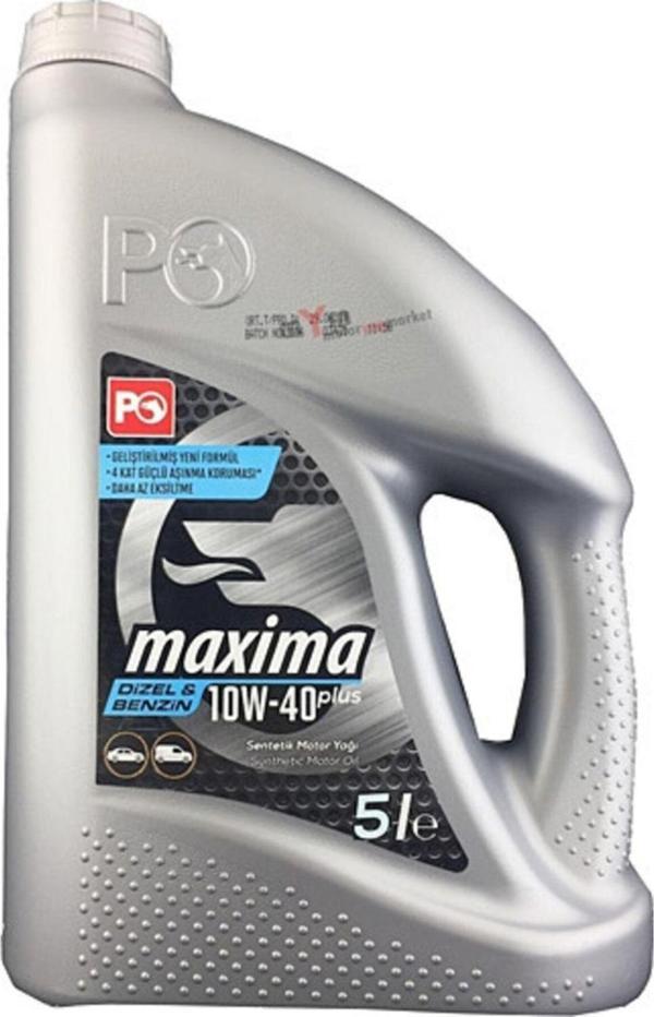 Petrol Ofisi Maxima 10w/40 Plus 5 Lt; Litre: - Image 1