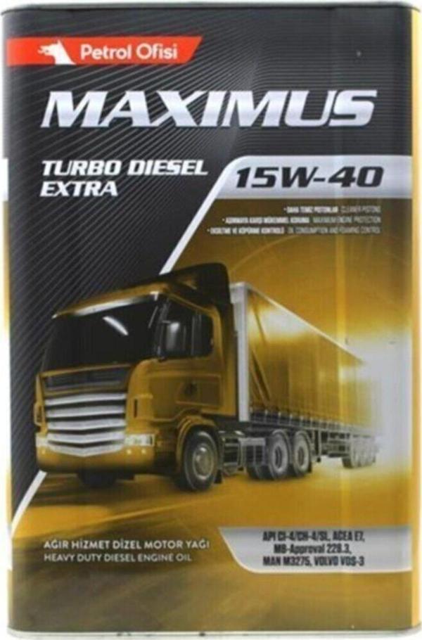 Petrol Ofisi Maximus Turbo Dizel Extra(cı-4) 15w-40 Diesel 16 Kg(18lt) - Image 1