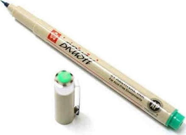 Sakura Pigma Brush Pen Fırça Uçlu Çizim Kalemi GREEN (YEŞİL) - Image 1