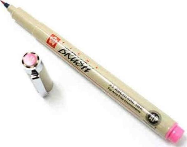 Sakura Pigma Brush Pen Fırça Uçlu Çizim Kalemi ROSE (PEMBE) - Image 1