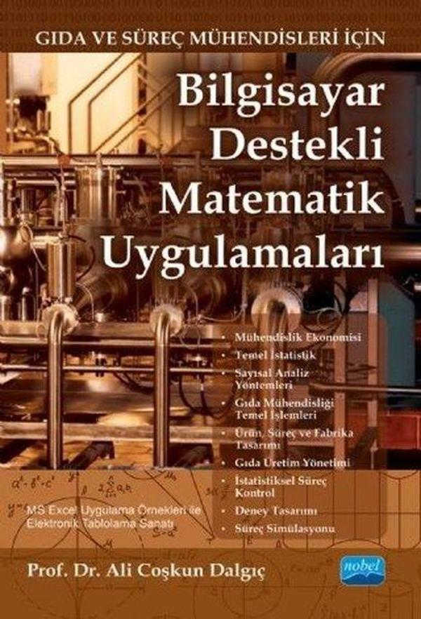 Bilgisayar Destekli Matematik Uygulamaları - Gıda ve Süreç Mühendisleri için - Nobel Akademik Yayıncılık - Image 1