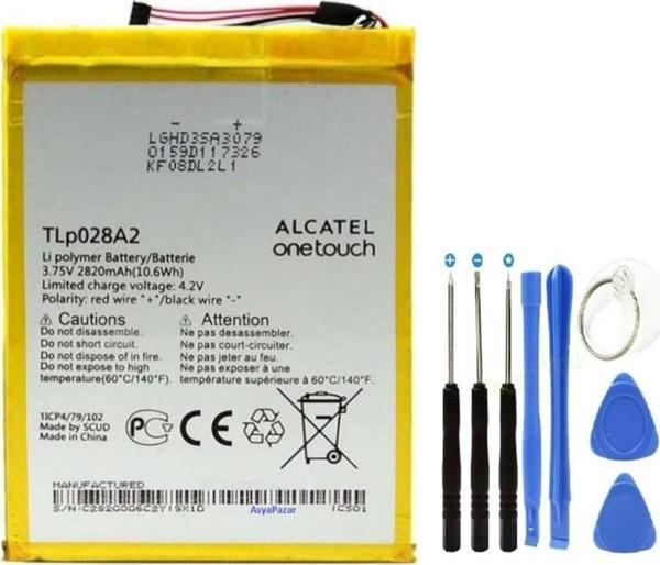 Alcatel Onetouch Pixi 3 Tablet Pil Batarya Tlp028A2 ve Tamir Seti - Image 1