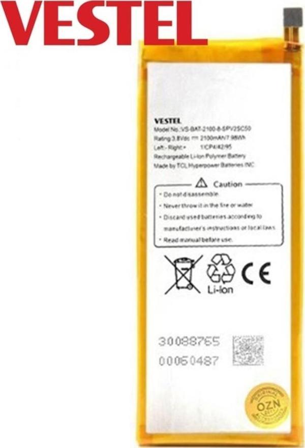 Vestel Venüs V3 5070 Pil Batarya 1700 Mah - Image 1