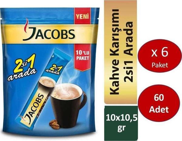 Jacobs 2si1 Arada 60 Adet Stick Kahve (10 x 6 Paket) - Image 1