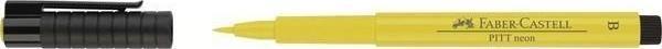 Faber-Castell Pitt Artist Pen Çizim Kalemi Fırça Uçlu Neon*Yellow (Fosforlu Sarı) - Image 1