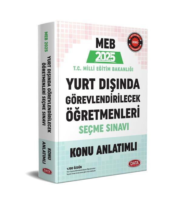 Data 2025 MEB Yurt Dışında Görevlendirilecek Öğretmenleri Seçme Sınavı Konu Anlatımlı Data Yayınlar - Data Yayınları - Image 1