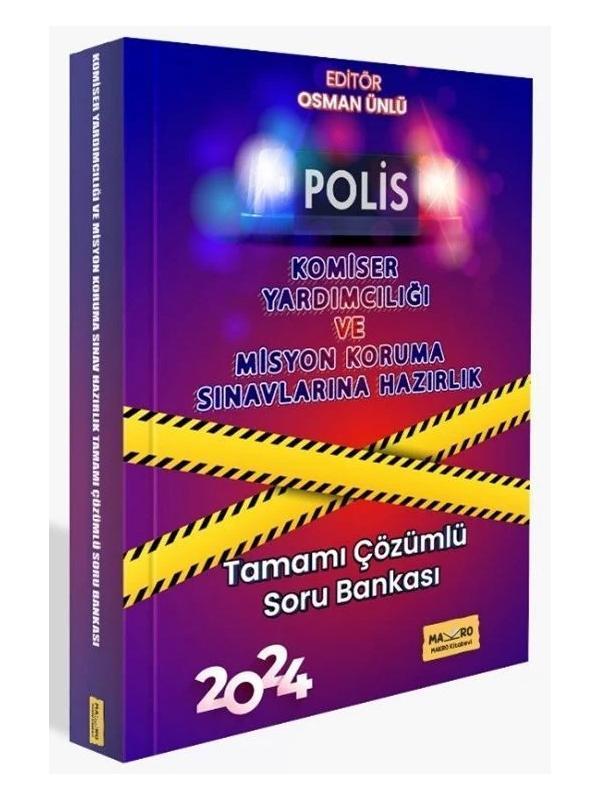 Makro Kitabevi 2024 Polis Komiser Yardımcılığı ve Misyon Koruma Soru Bankası Çözümlü Makro Kitabevi - Makro Kitabevi - Image 1