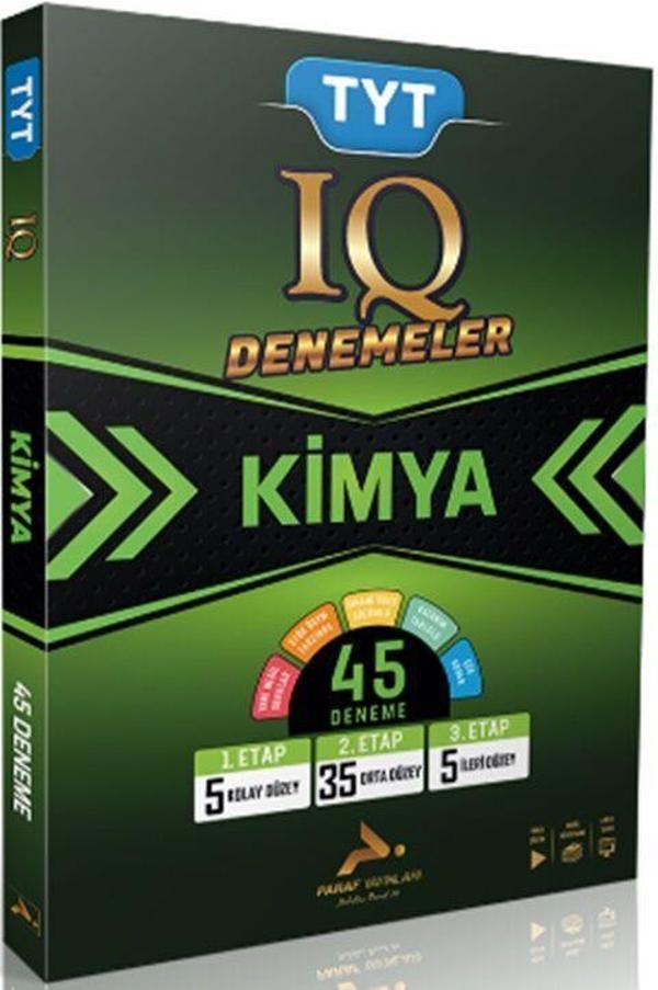 Paraf TYT Kimya IQ Video Çözümlü 45 Branş Deneme Paraf Yayınları - PRF Paraf Yayınları - Image 1