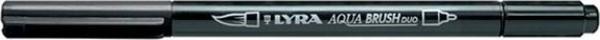 Lyra Aqua Brush Duo Çift Uçlu Çizim Kalemi BLACK - Image 1