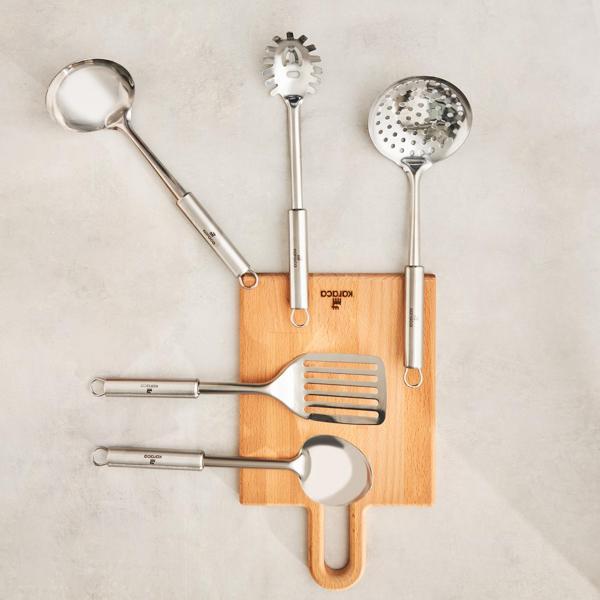 Karaca Tina 6 Parça Çelik Standlı Servis Seti - Image 1