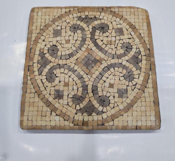 Şeker Portakalım Dekoratif Figürlü Doğal Taş Banyo Gider Kapağı Süsü Tekli 10X10 Cm - Image 1