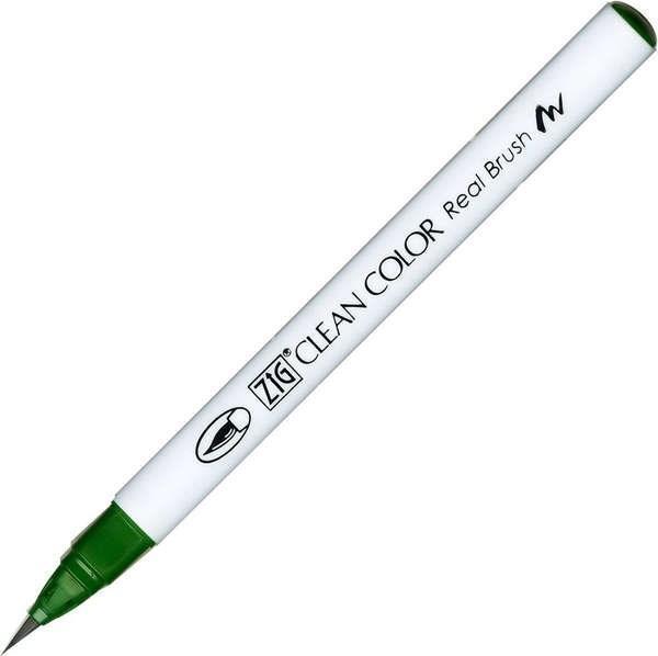 Zig Clean Color Real Brush Fırça Uçlu Marker Kalem 040 Green - Image 1