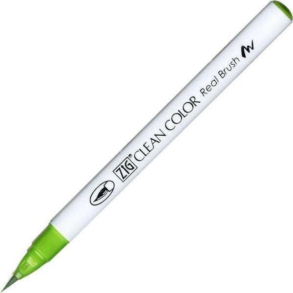 Zig Clean Color Real Brush Fırça Uçlu Marker Kalem 041 Light Green - Image 1