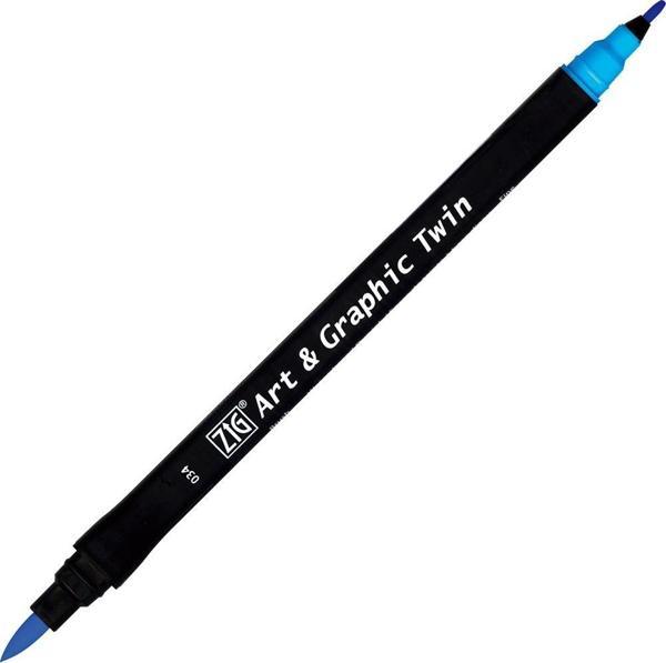 Zig Art & Graphic Twin Marker Çizim Kalemi 34 Light Blue - Image 1