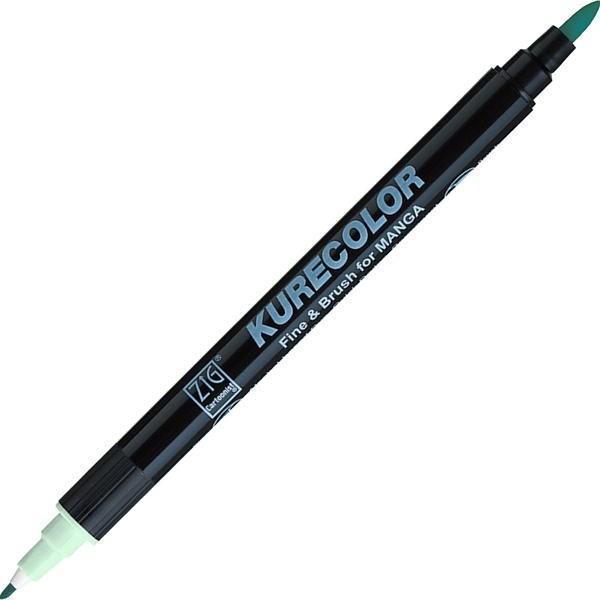 Zig Kurecolor Fine & Brush for MANGA Marker Çizim Kalemi 531 Pale Aqua - Image 1